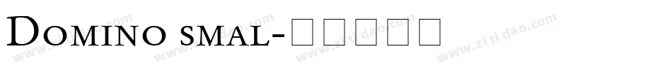Domino smal字体转换